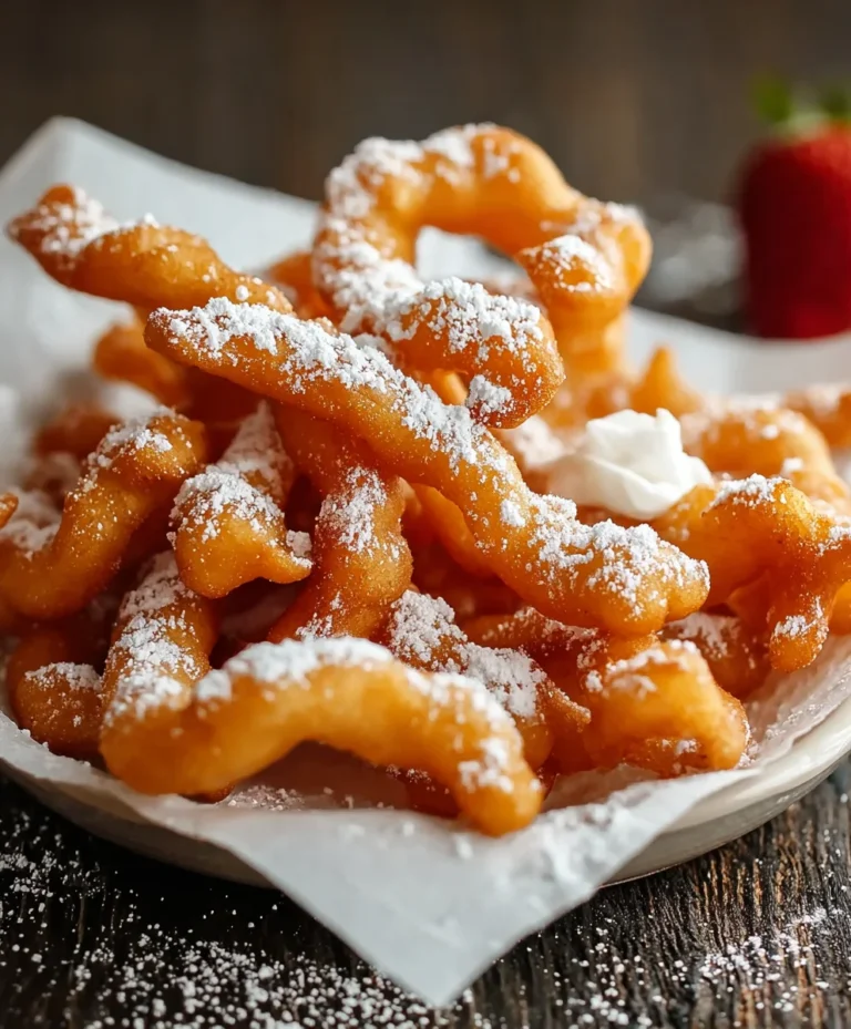 Funnel Cake Fries Easy Recipe – Delicious Treat