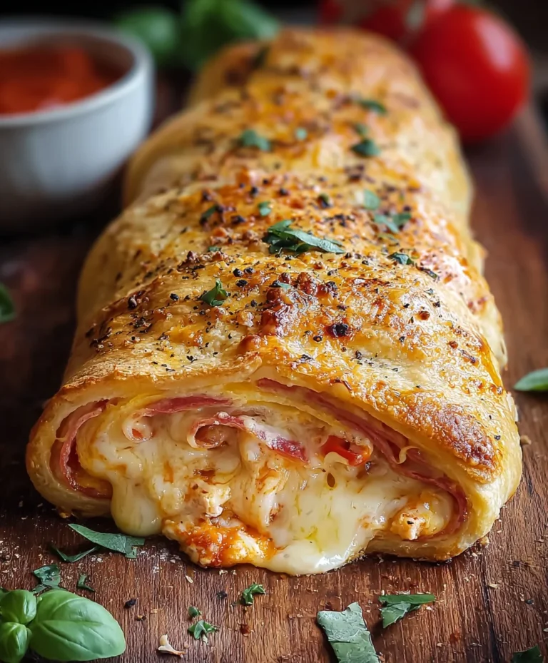 Classic Beef Stromboli – Easy Homemade Recipe