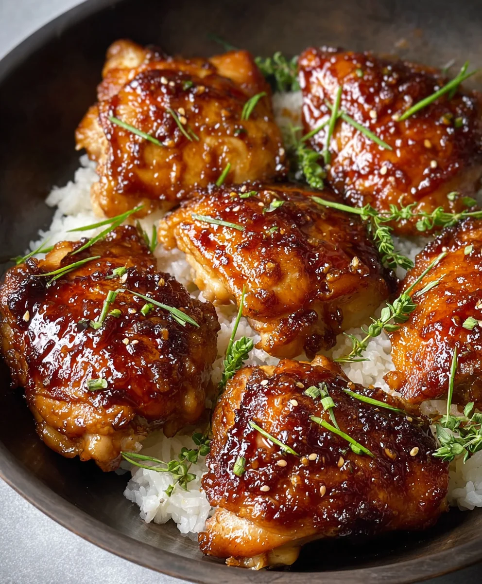 Easy Soy Garlic Chicken Thighs-Flavorful & Simple