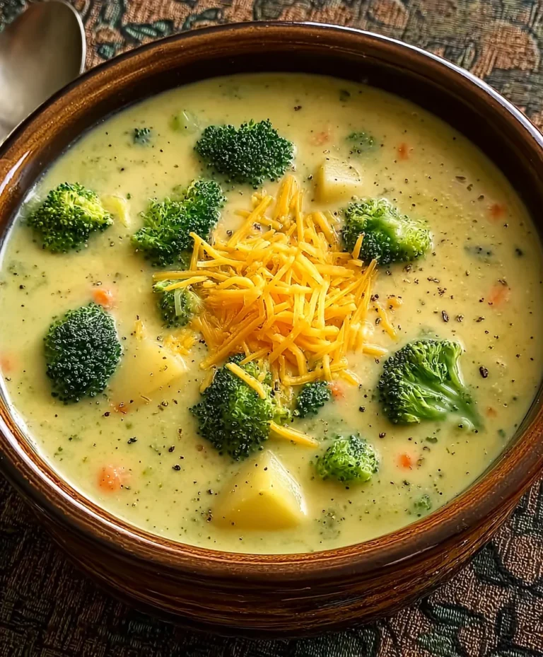 Creamy Broccoli Potato Soup- Easy & Delicious Recipe