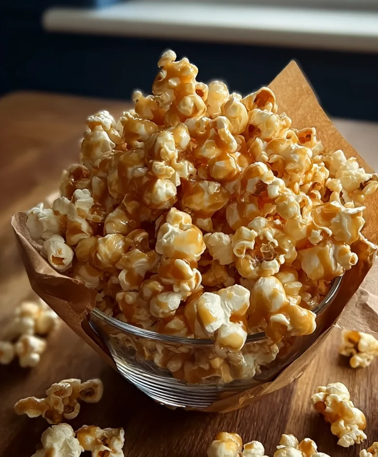 Easy Caramel Popcorn Recipe-Homemade Treat