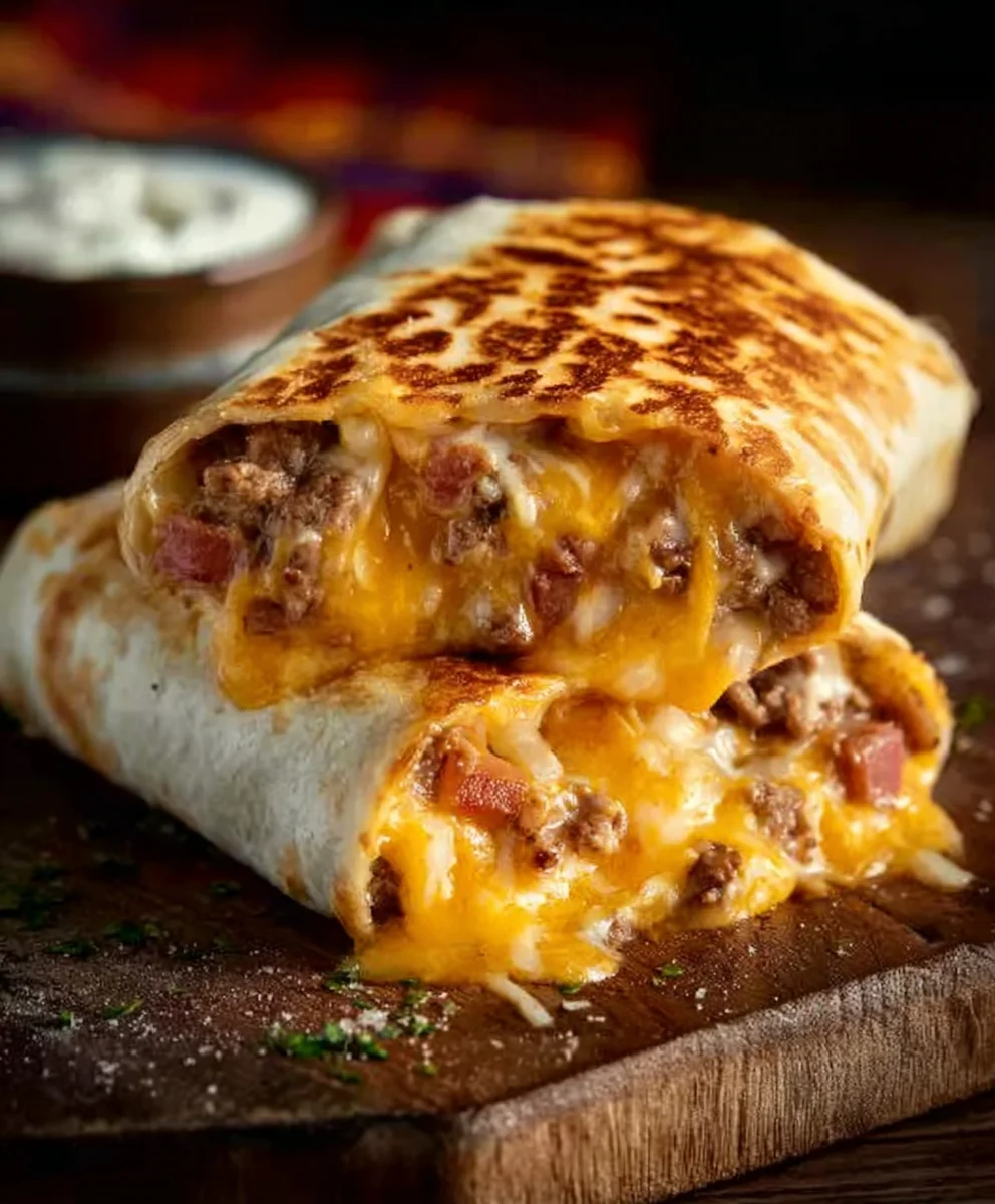 Ultimate Grilled Cheese Burrito - Easy Recipe