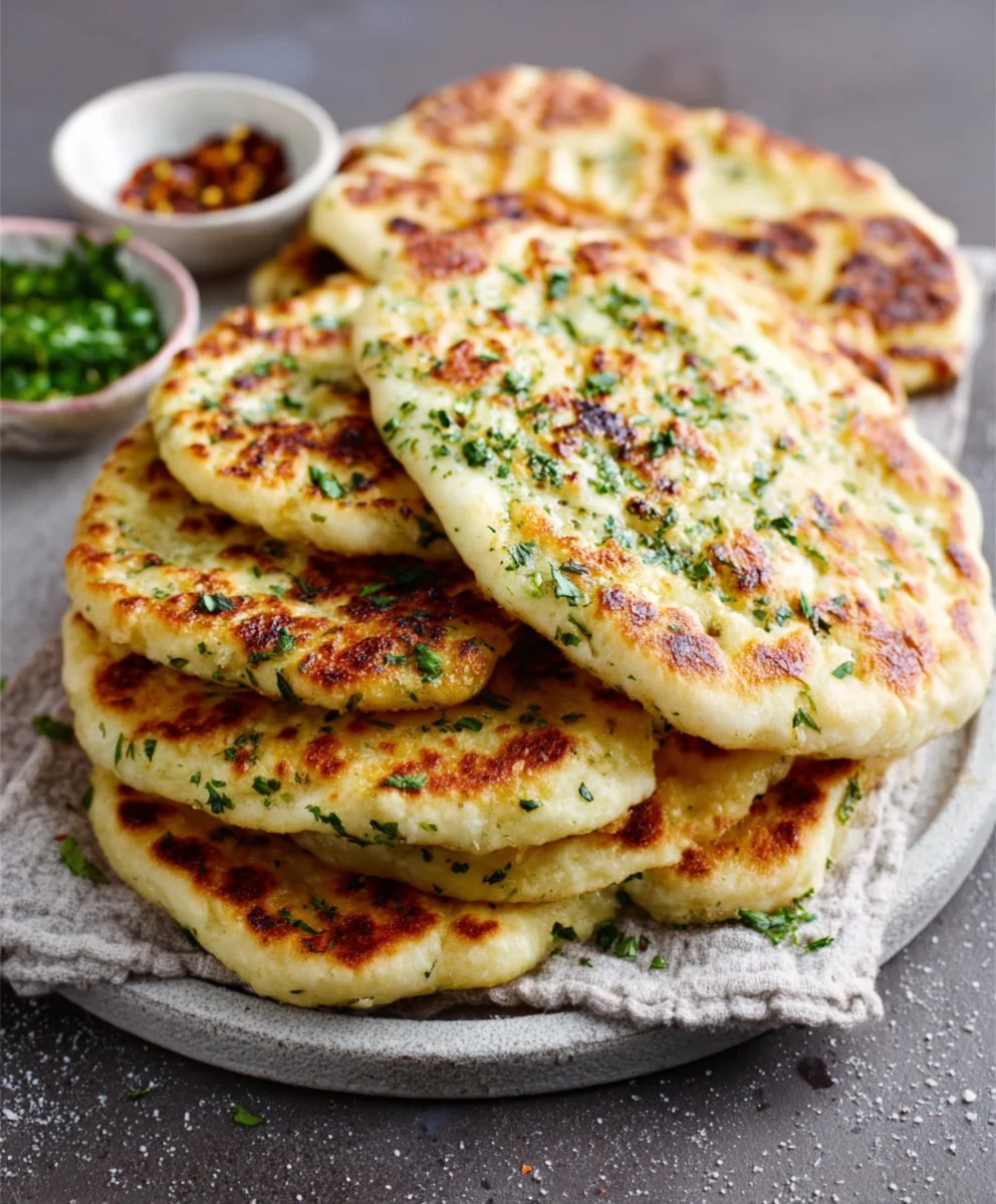 Easy Garlic Flatbreads - Quick & Delicious Side