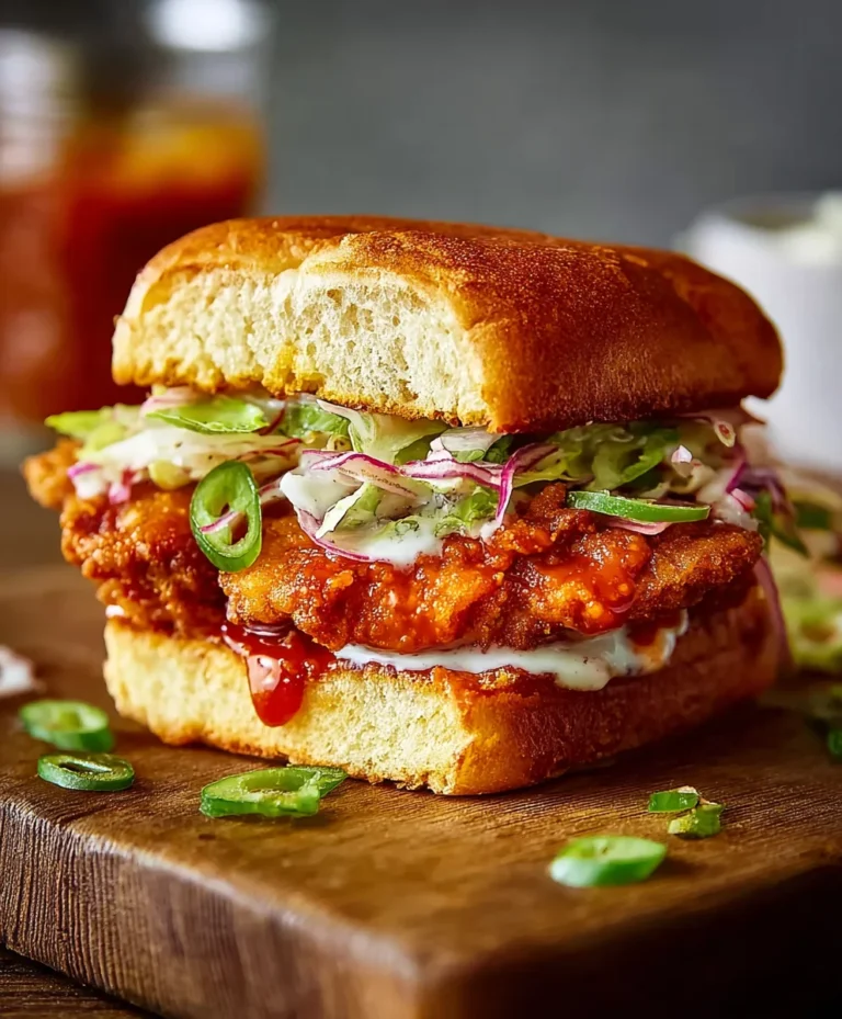 Spicy Baked Beef Nashville Hot Sandwich Recipe