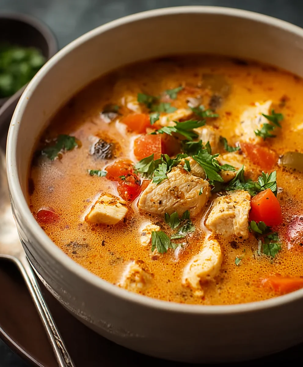 Easy Cajun Chicken Soup-Hearty Flavor