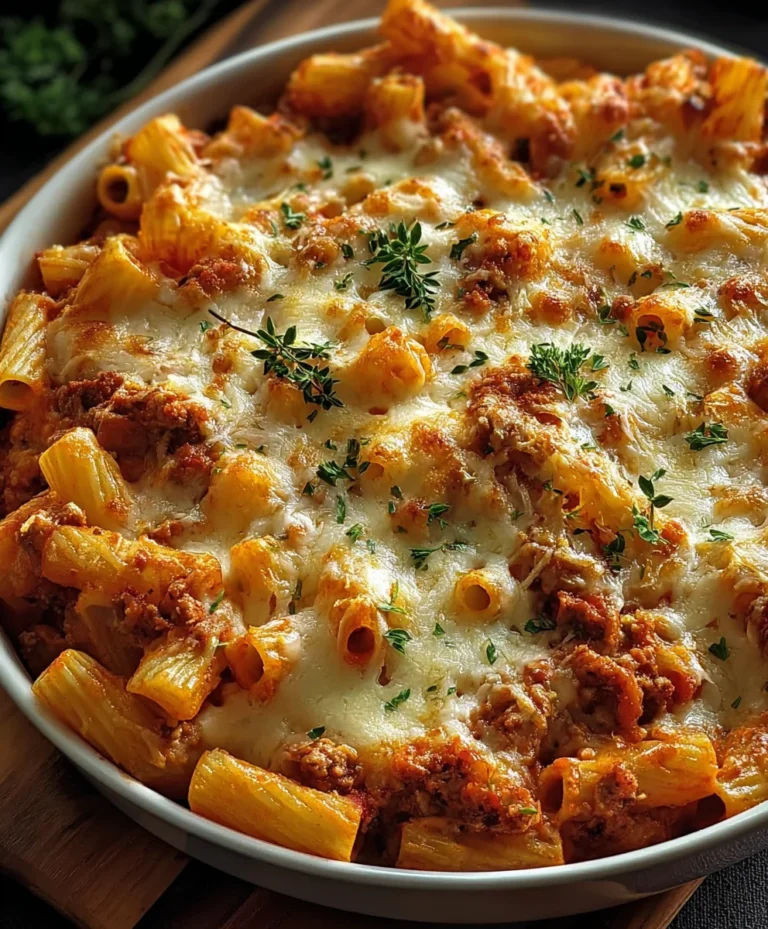 Ultimate Creamy Cheesy Baked Ziti Recipe