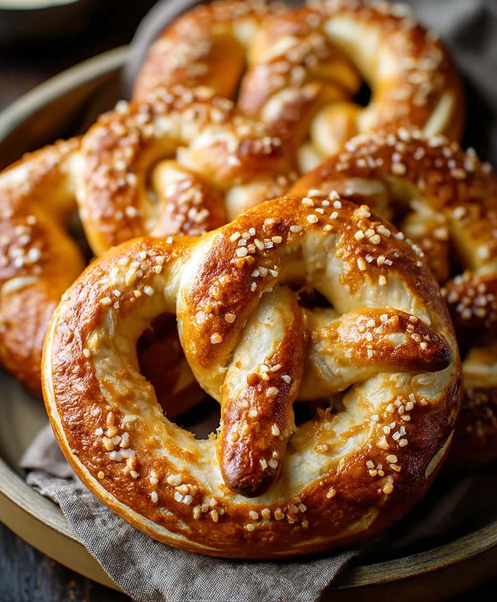 Cheesy Homemade Soft Pretzels- Easy Recipe