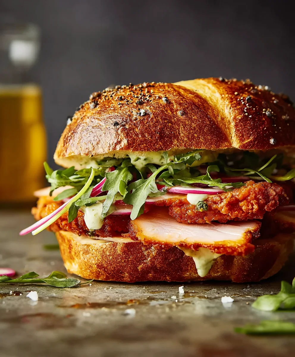 Spicy Baked Beef Nashville Hot Sandwich Recipe