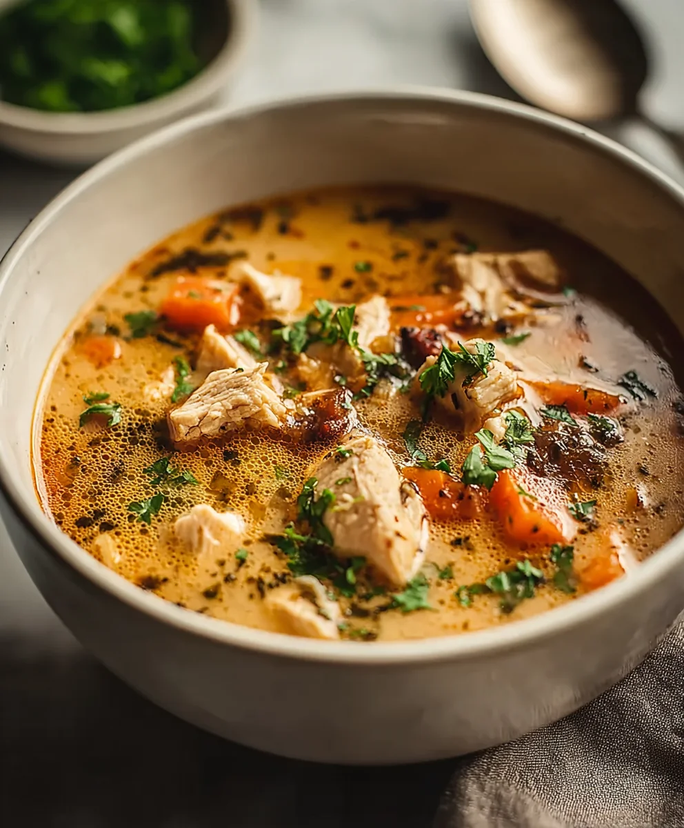 Easy Cajun Chicken Soup-Hearty Flavor
