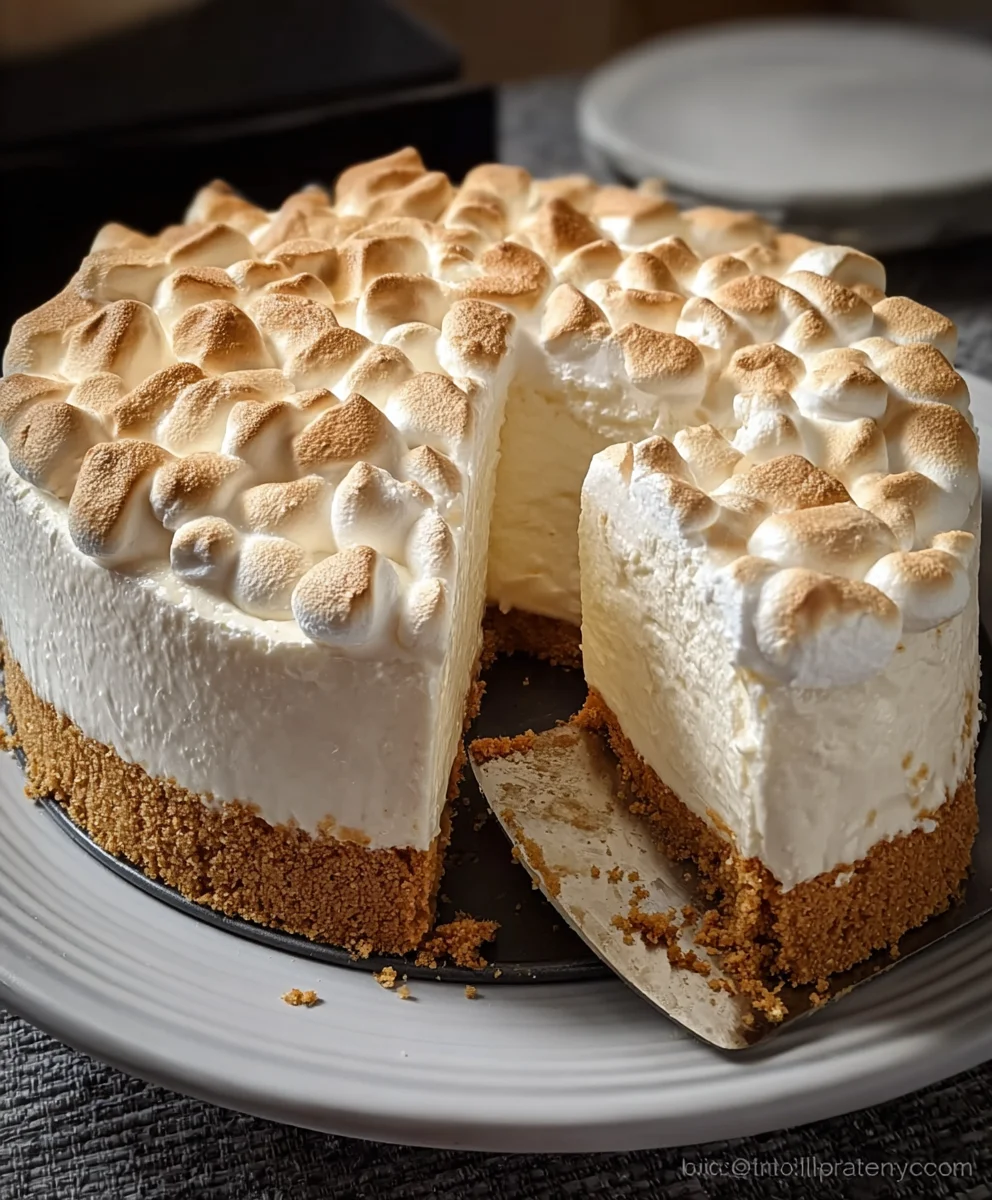 Fluffy Marshmallow Cheesecake Recipe-Decadent Dessert
