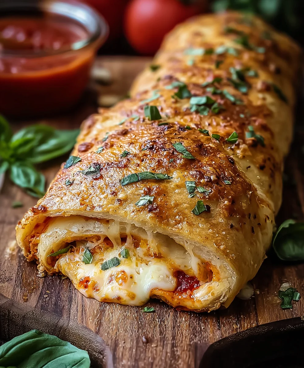 Classic Beef Stromboli - Easy Homemade Recipe