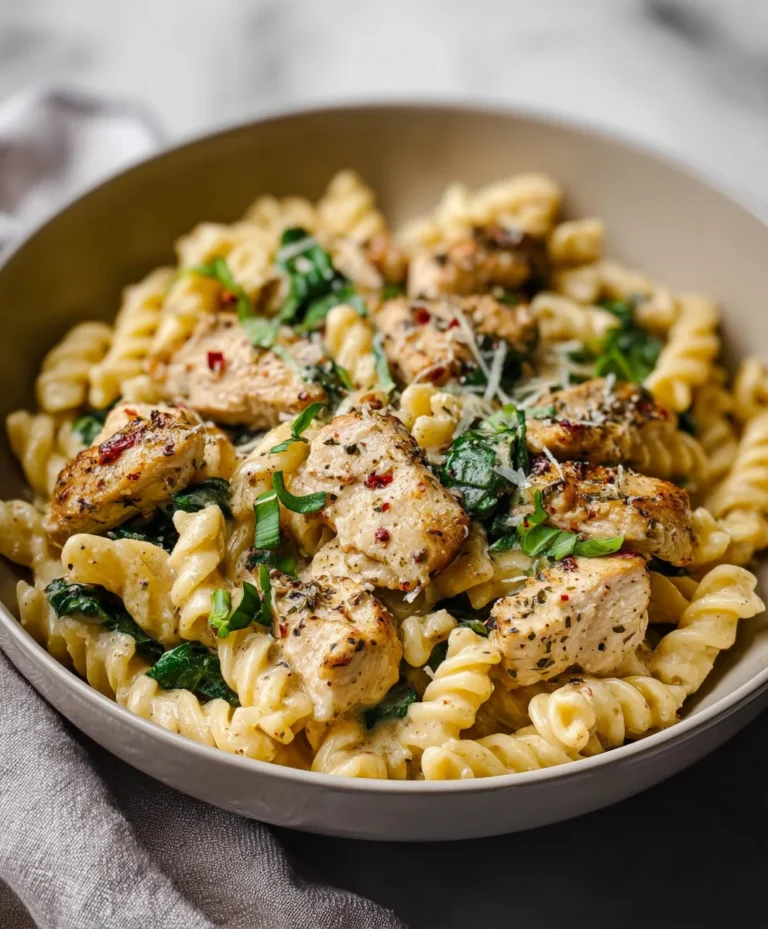 Healthy Garlic Parmesan Chicken Pasta – Easy Dinner