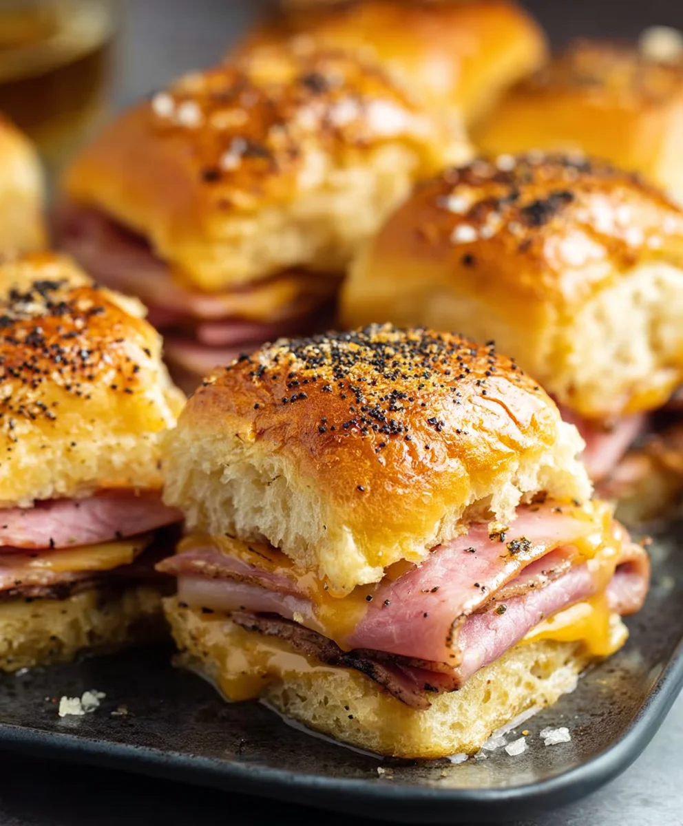 Beef Beef Ham Cheese Sliders-Ultimate Flavor Fest