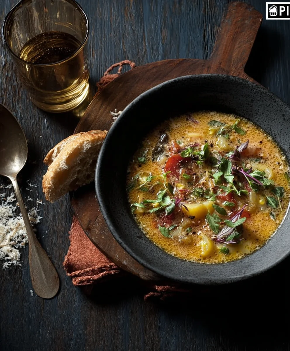 Hearty Beef Broth-Earthy & Creamy Comfort Soup