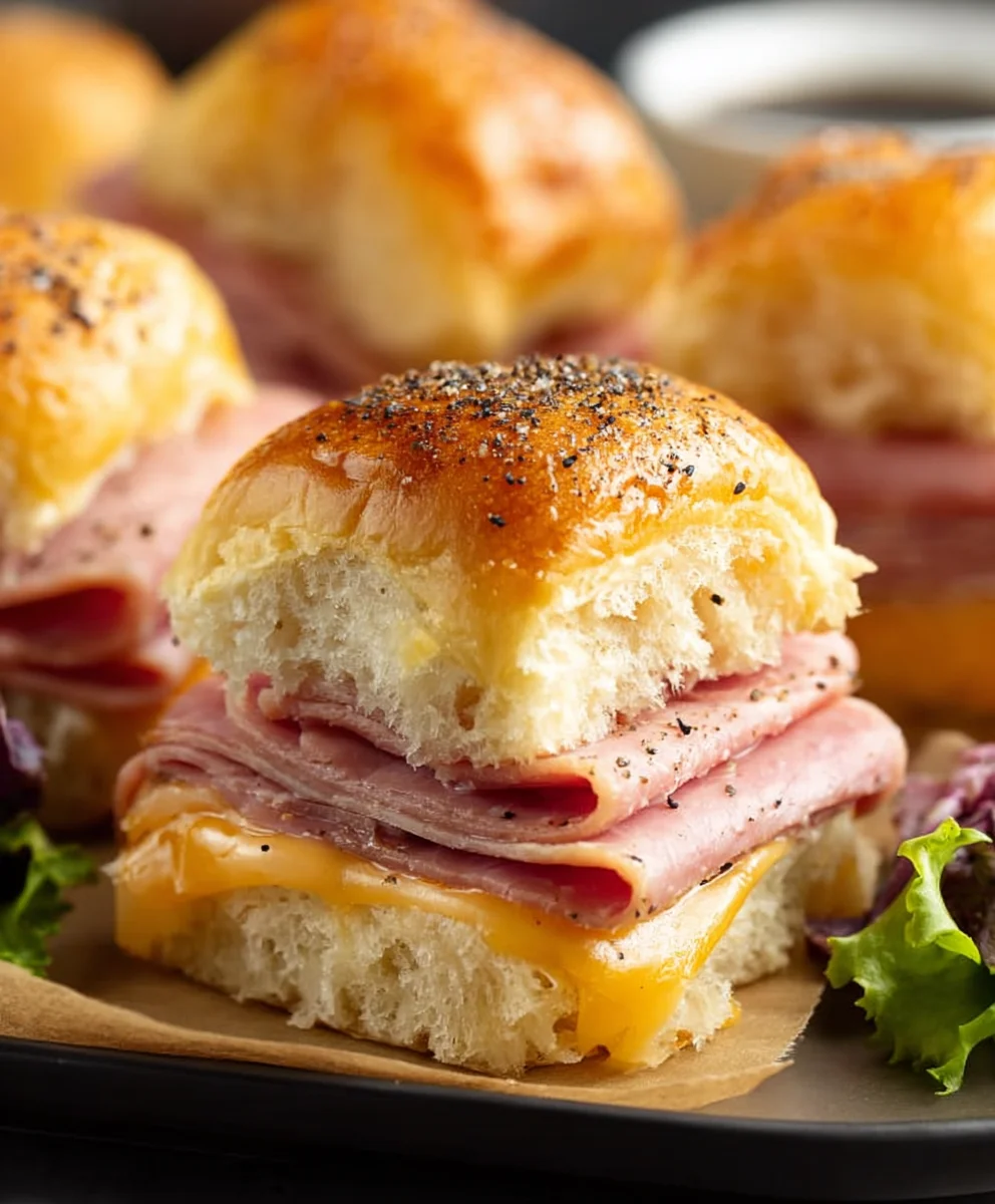 Beef Beef Ham Cheese Sliders-Ultimate Flavor Fest