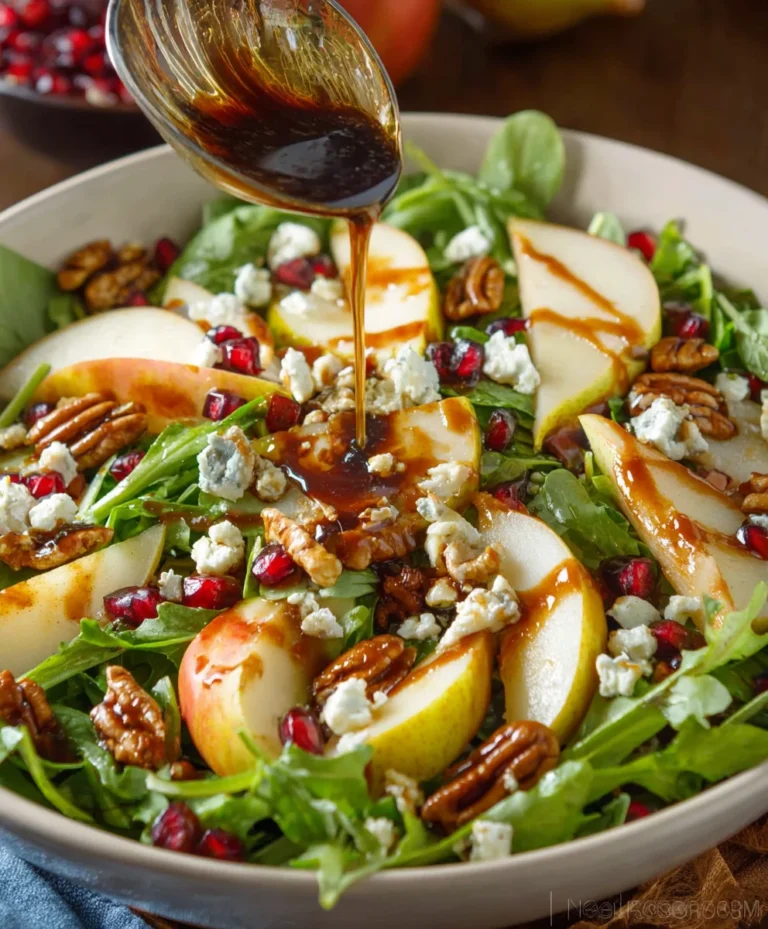 Balsamic Pear Salad- A Refreshing Delight