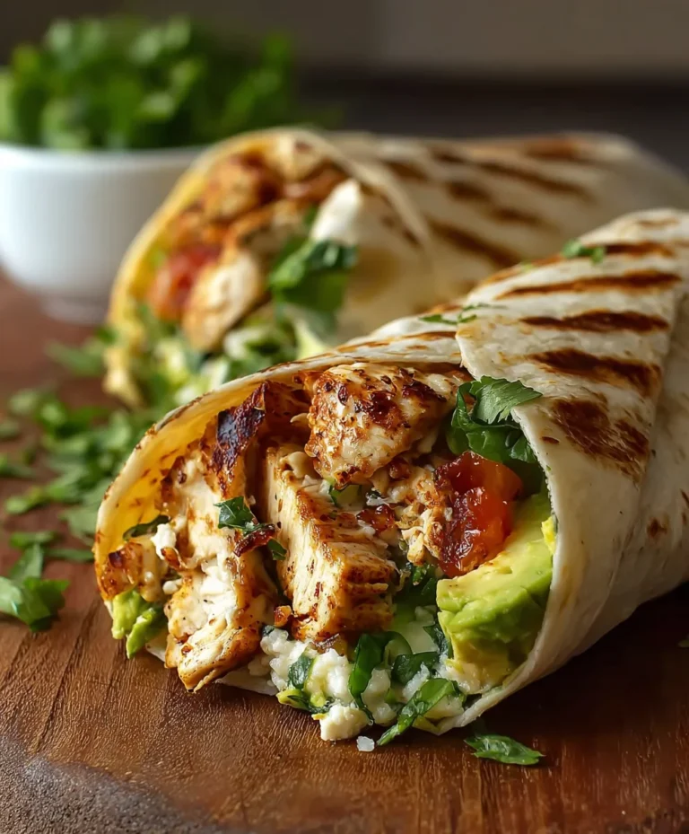 Easy Chicken Avocado Wrap Recipe – Healthy & Delicious