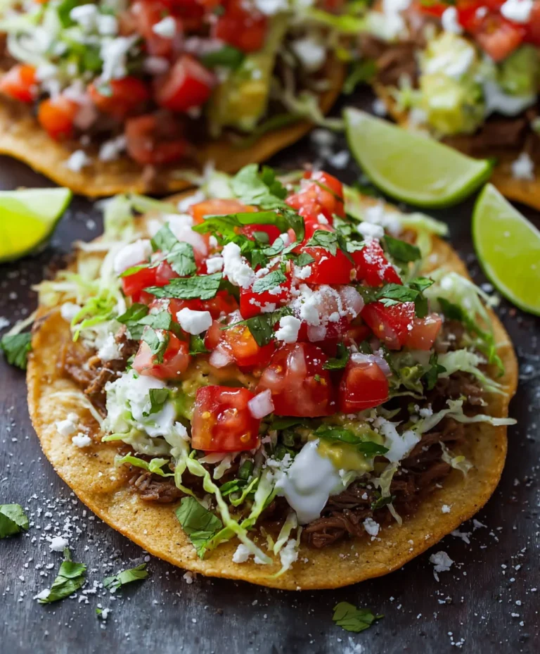 Easy Beef Tostada Recipe-Quick & Delicious Meal