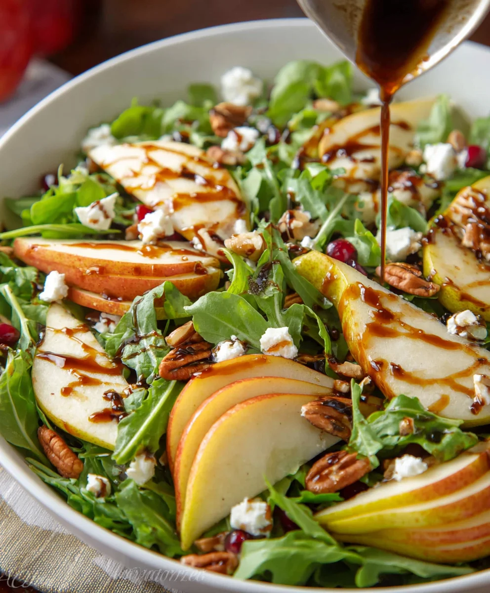 Balsamic Pear Salad- A Refreshing Delight