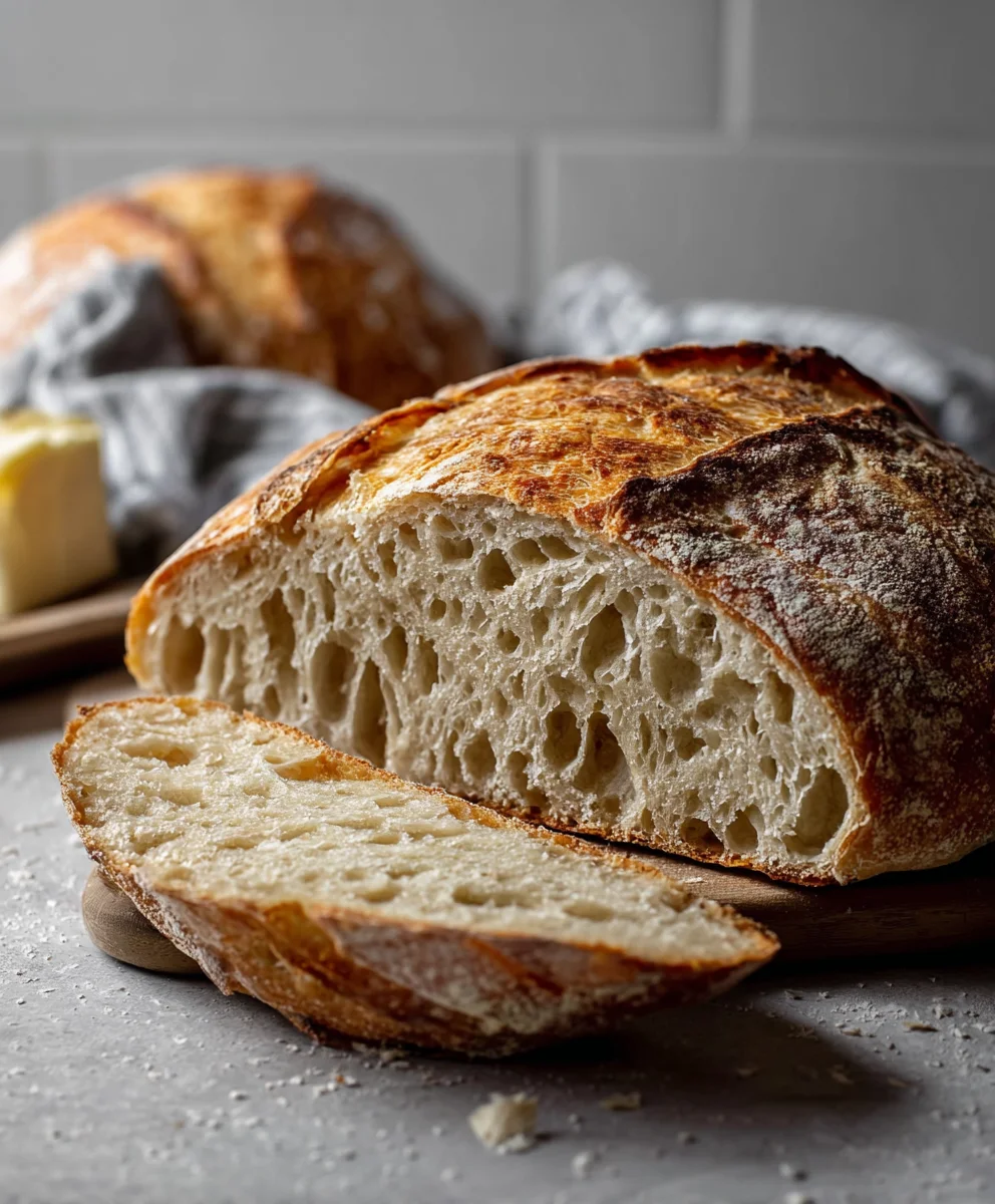 Easy Sourdough Bread Recipe - Perfect Crusty Loaf