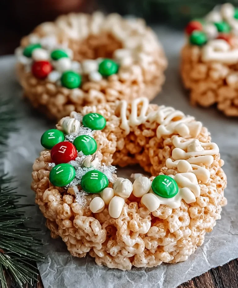 Easy Rice Krispie Wreaths Festive Holiday Treats