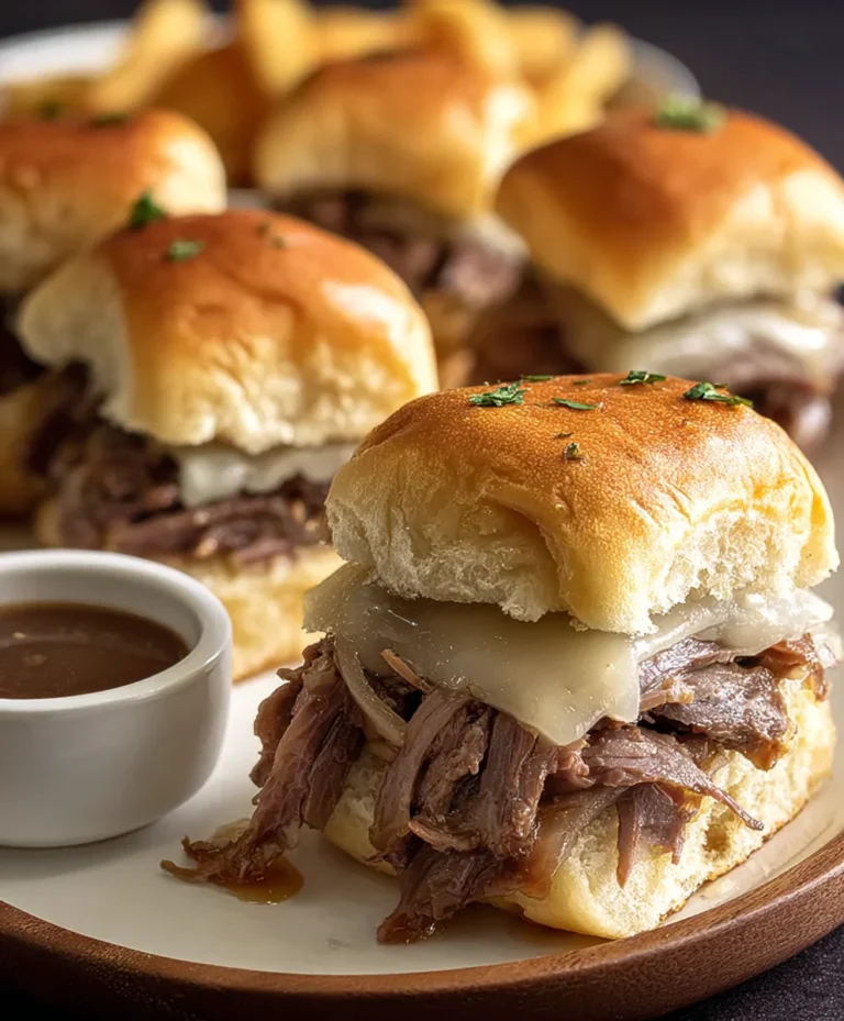 Easy Beef French Dip Sliders – Quick & Delicious