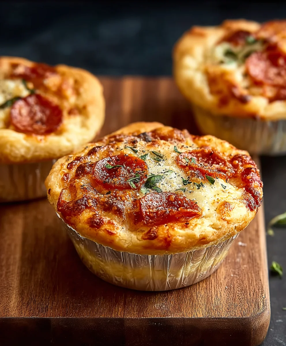 Mini Pizza Pot Pies- Easy Beef & Cheese Recipe