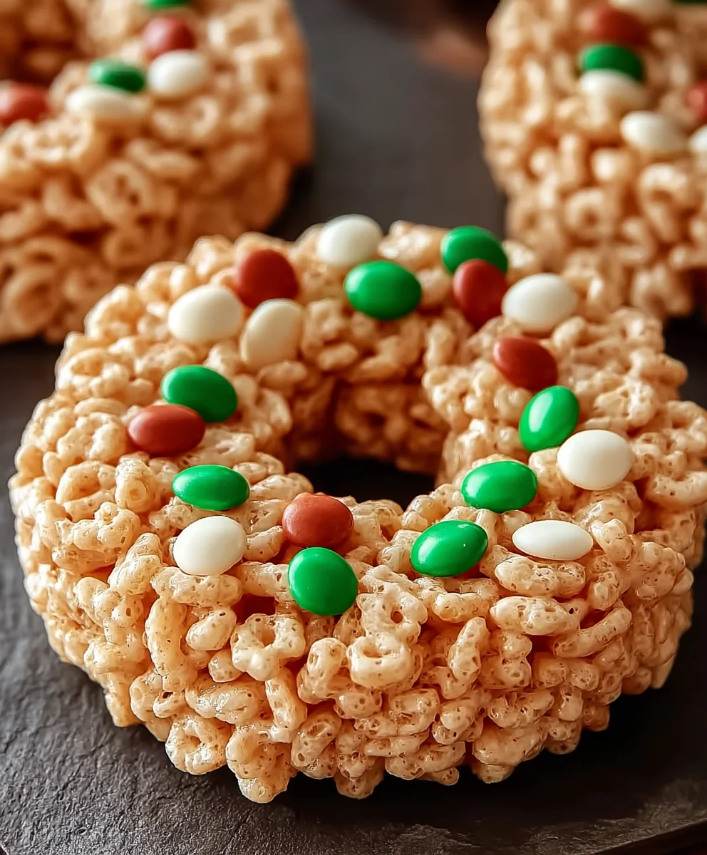 Easy Rice Krispie Wreaths Festive Holiday Treats