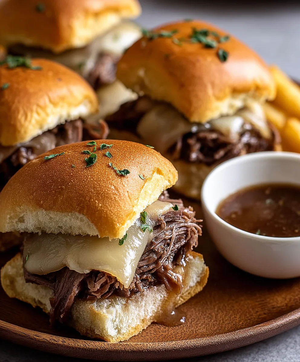 Easy Beef French Dip Sliders - Quick & Delicious