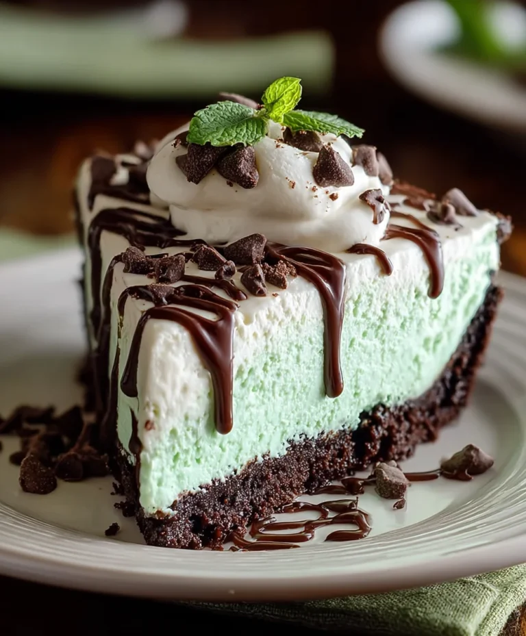 Easy No-Bake Mint Chocolate Chip Cheesecake Recipe