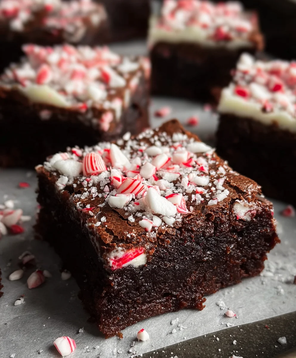 Peppermint Brownies - Rich Chocolatey Mint Delight