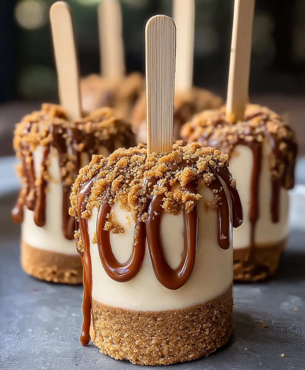 Biscoff Cookie Butter Cheesecake Pops - Easy & Delicious