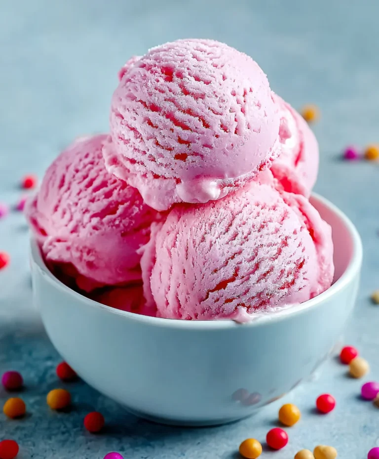 Bubblegum Ice Cream Recipe-Homemade Sweet Treat