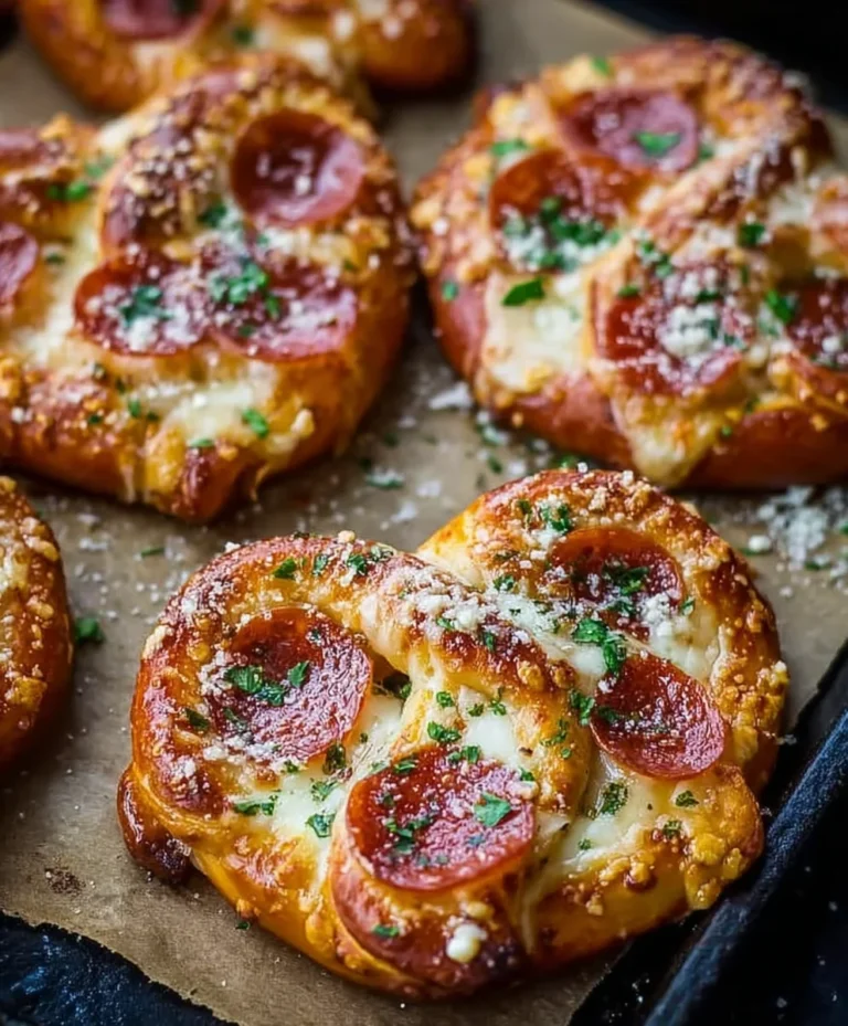 Garlic Butter Beef Beef Pepperoni Pizza Pretzels