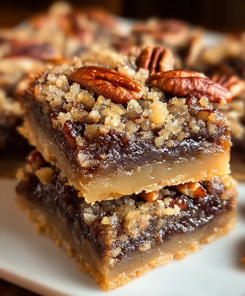 German Chocolate Pecan Pie Bars-Easy & Delicious