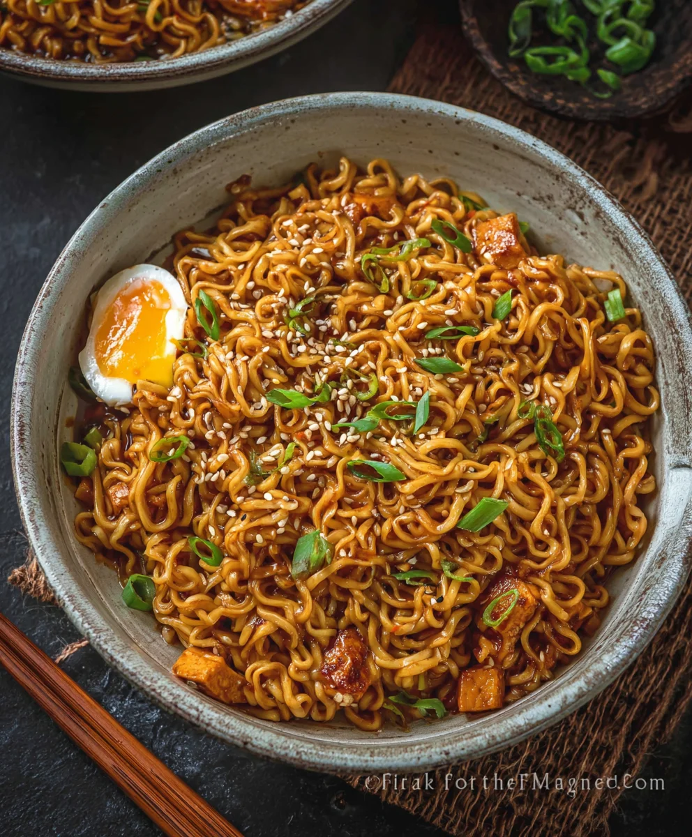 Easy Saucy Ramen Noodles-Quick Delicious Meal