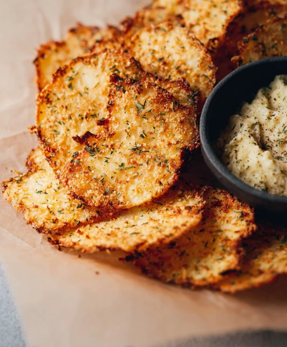 Crispy Cottage Cheese Chips-Healthy Low Carb Snack