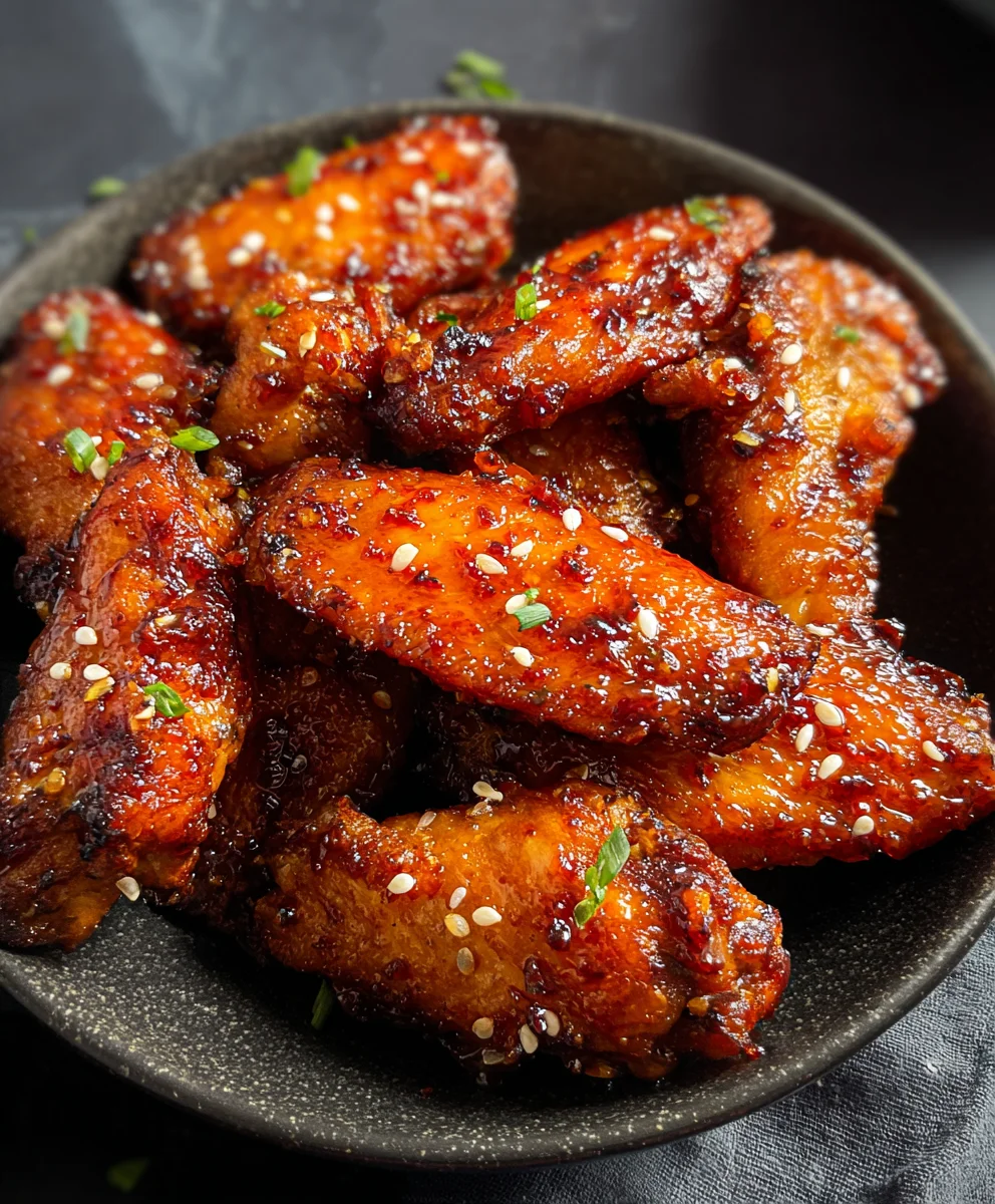 Juicy Honey Garlic Chicken Wings-Flavorful Recipe