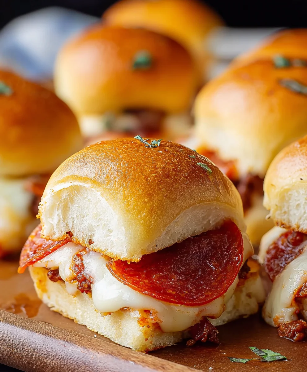 Beef Beef Pepperoni Pizza Sliders - Easy Flavor Packed Bites