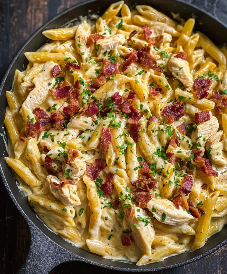 Creamy Ranch Beef Chicken Pasta Easy One-Pan