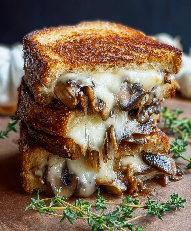 Caramelized Mushroom Grilled Cheese – Ultimate Comfort Food