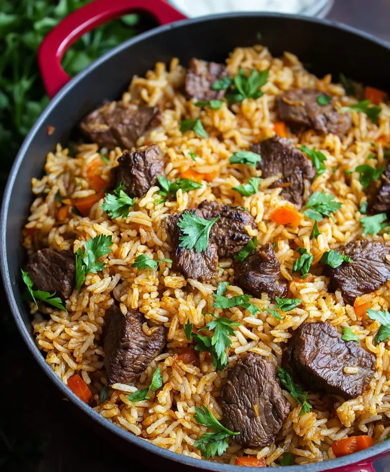 Beef Rice Plov – Flavorful & Easy One-Pot Meal