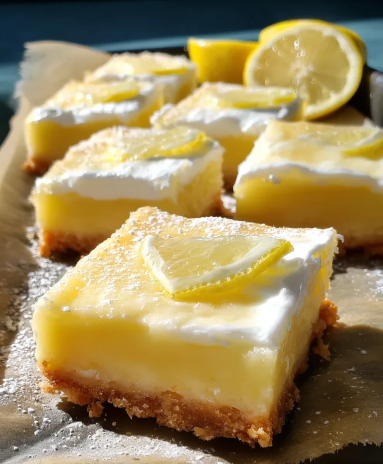 Tangy Citrus Dessert Squares – Easy Refreshing Treats