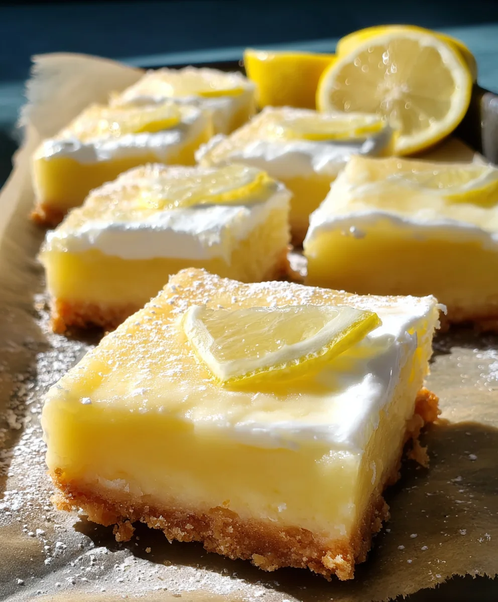 Tangy Citrus Dessert Squares - Easy Refreshing Treats