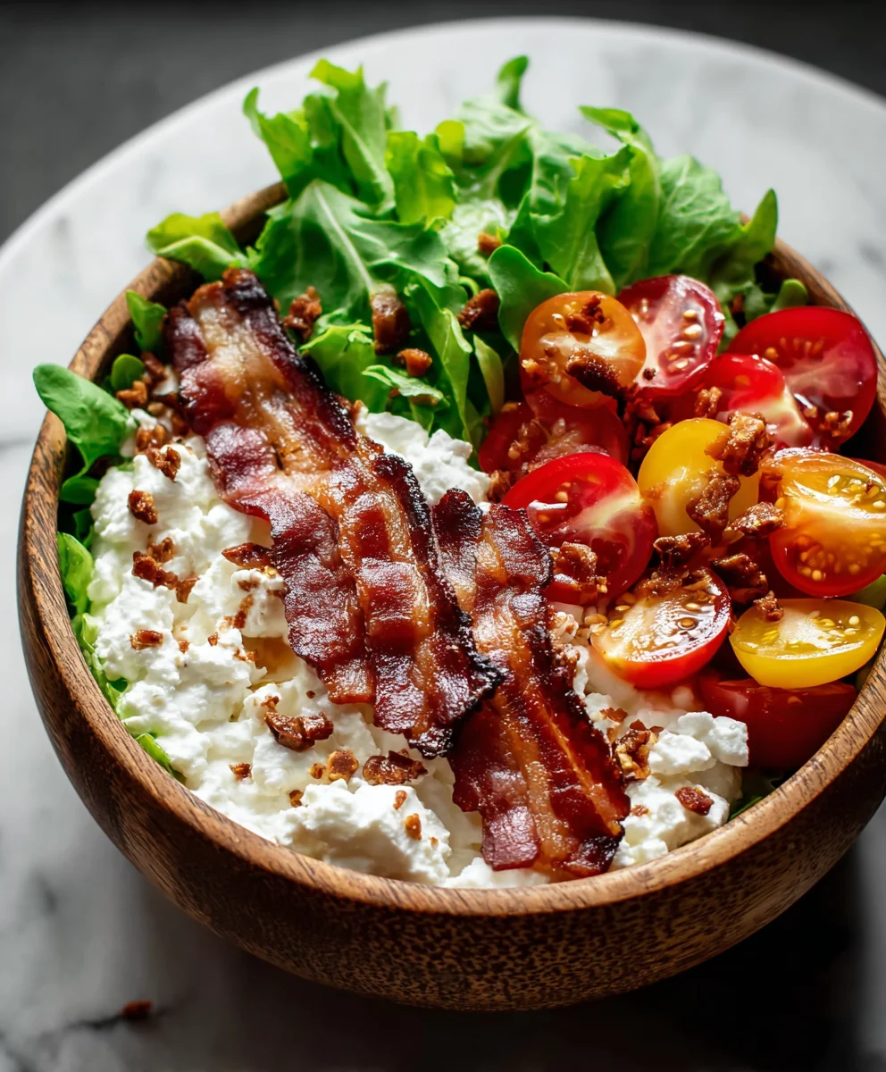 BLT Cottage Cheese Bowl - Easy & Delicious Low-Carb Meal