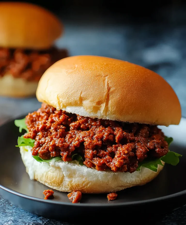 Easy Homemade Beef Sloppy Joes – Quick & Delicious