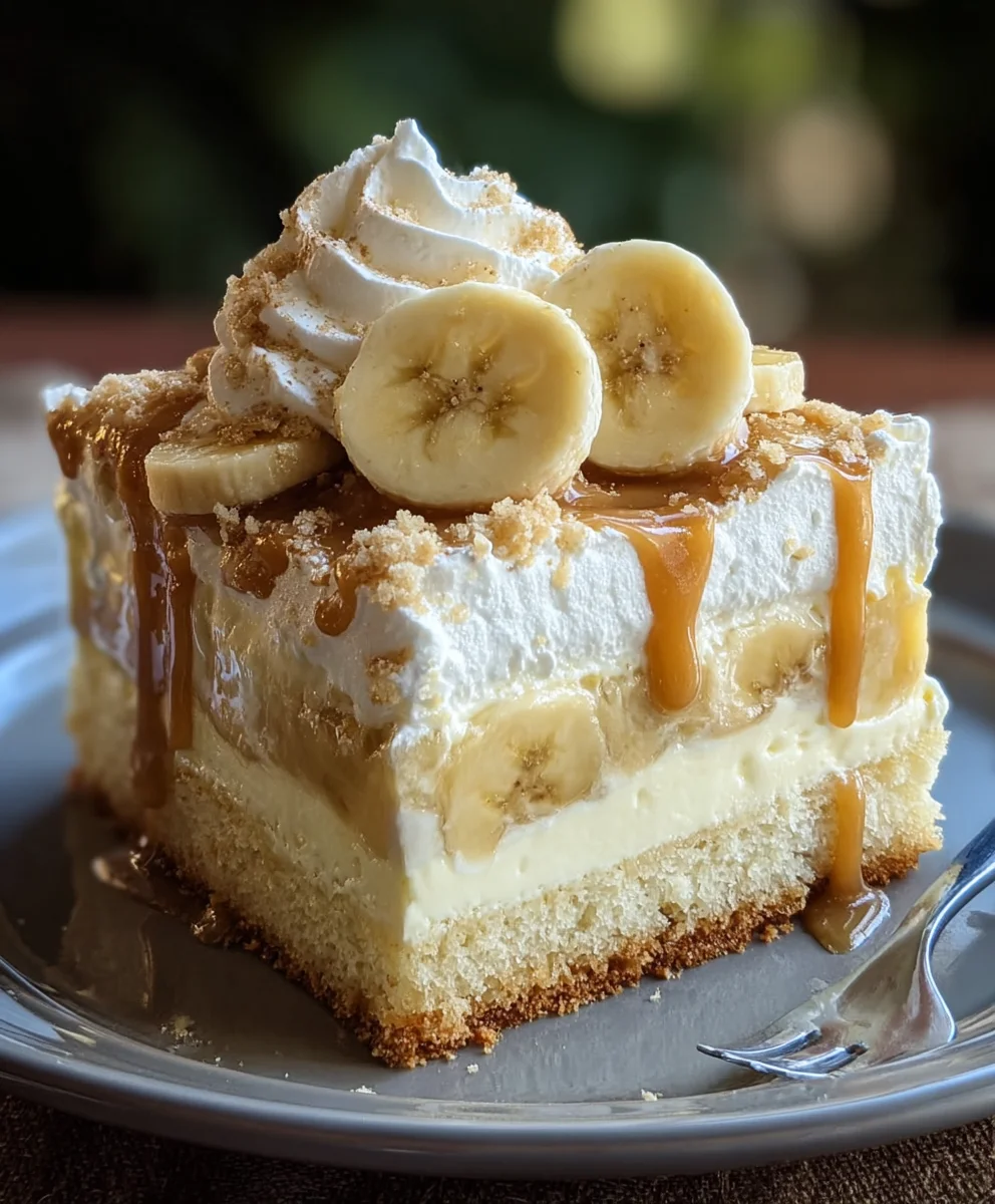 Banana Pudding Tres Leches Cake-Dreamy Dessert