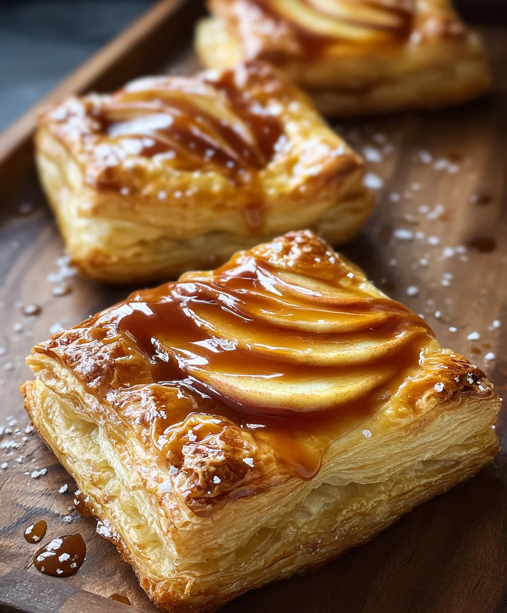 Caramel Apple Puff Pastry Bites-Easy Fall Dessert