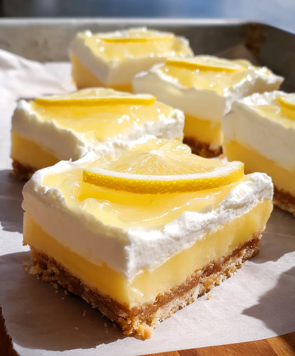 Tangy Citrus Dessert Squares - Easy Refreshing Treats