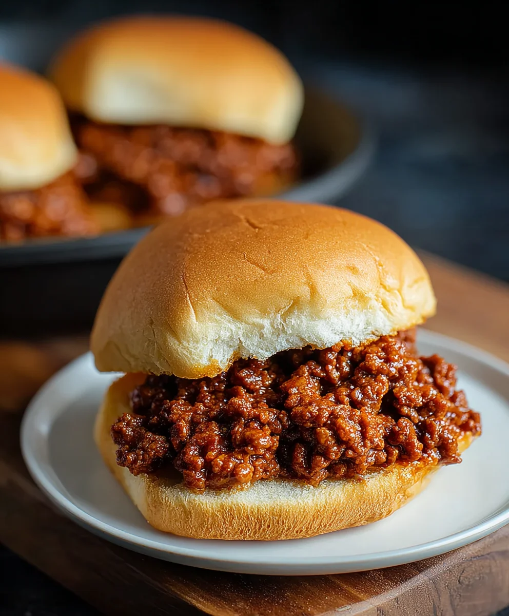 Easy Homemade Beef Sloppy Joes - Quick & Delicious
